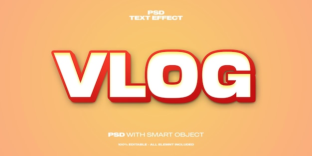 PSD vlog-texteffekt editierbar