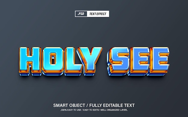 Voir le style d'effet de texte psd éditable en 3D.