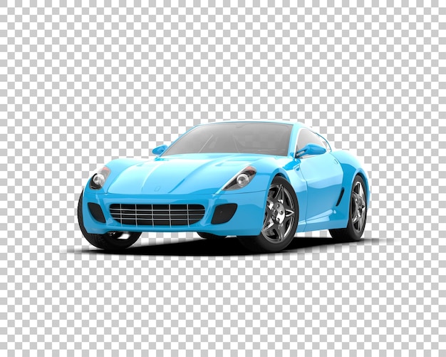 une voiture bleue avec un capot qui dit hoodon il