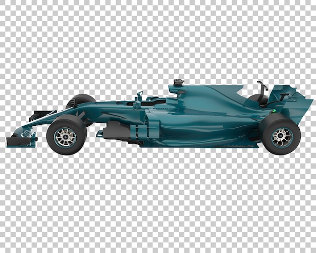 Voiture De Course Sur Fond Transparent. Rendu 3d - Illustration