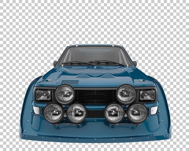 PSD voiture de course sur fond transparent. rendu 3d - illustration