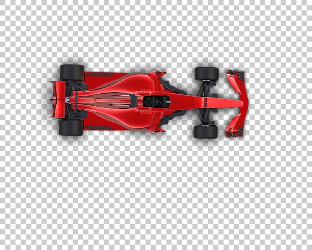 Voiture de course isolée sur le fond illustration de rendu 3D