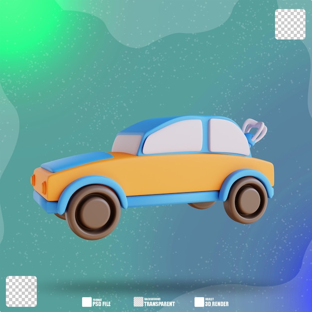 Voiture Jouet Illustration 3d