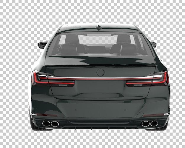 PSD voiture de luxe sur fond transparent. rendu 3d - illustration