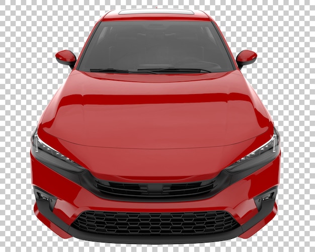 Voiture moderne sur fond transparent. rendu 3d - illustration