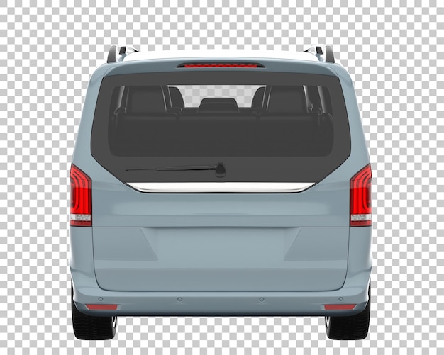 Voiture Moderne Sur Fond Transparent. Rendu 3d - Illustration