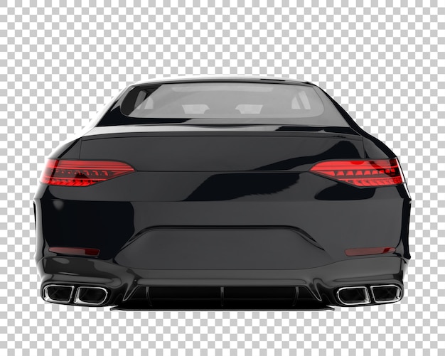 PSD voiture moderne sur fond transparent. rendu 3d - illustration