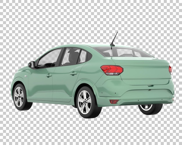 Voiture Moderne Sur Fond Transparent. Rendu 3d - Illustration