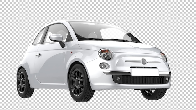 Voiture moderne isolée sur fond transparent illustration de rendu 3d