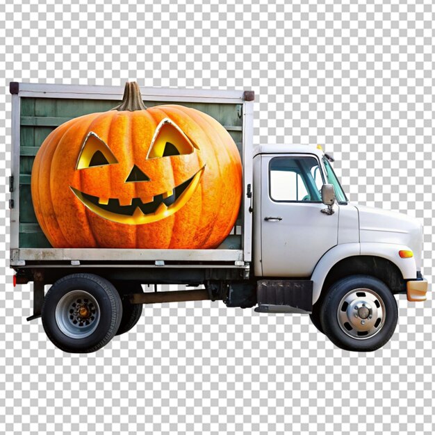 PSD une voiture vintage d'halloween