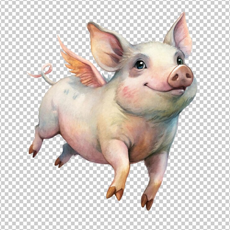 PSD volando un cerdo