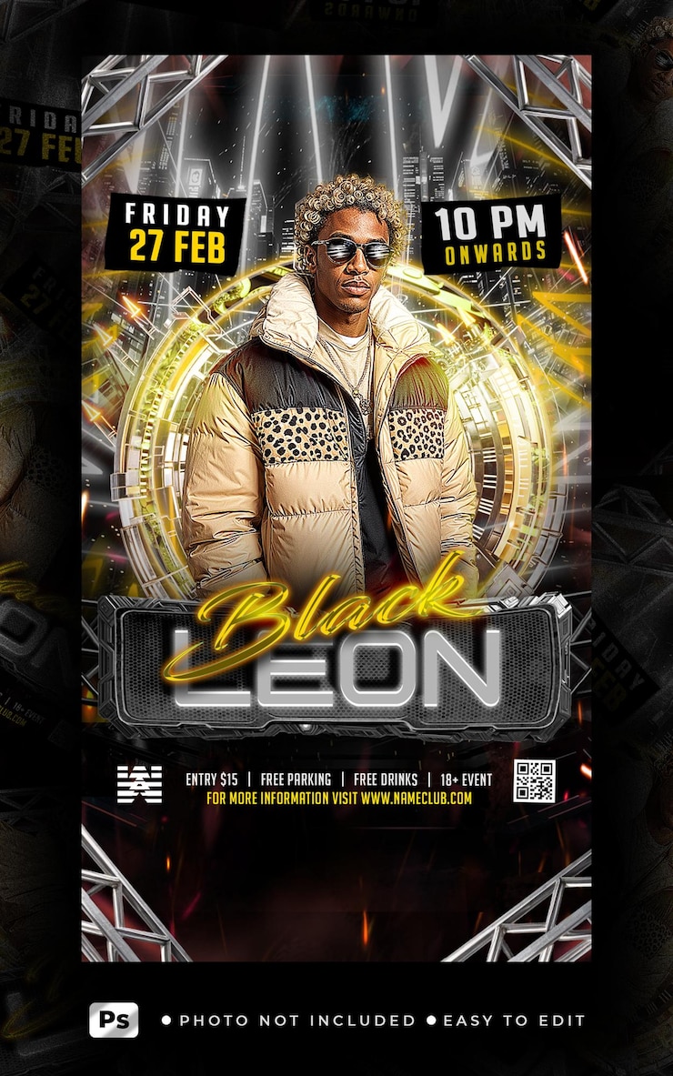 PSD el volante del concierto de black leon