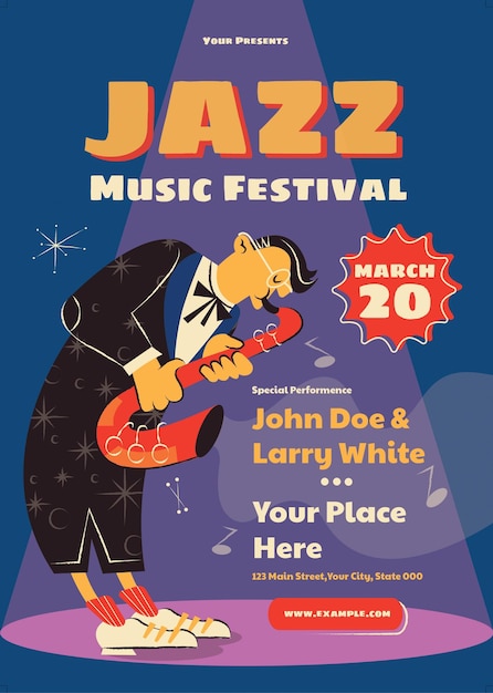 El volante de la música de jazz