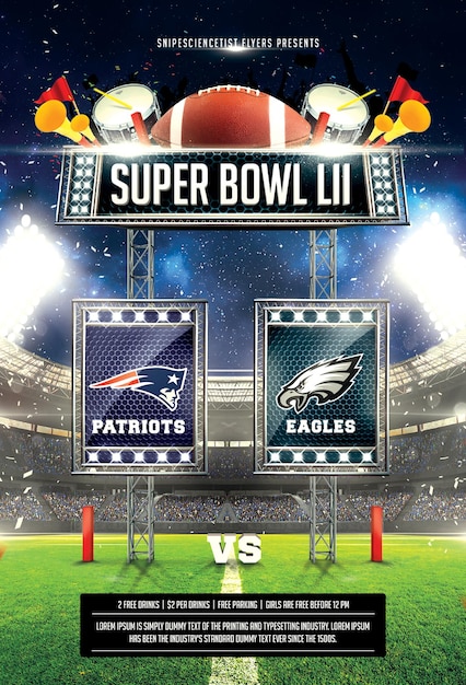 PSD el volante del superbowl 4x6