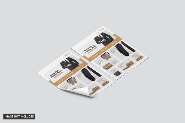 Volantino creativo Mockup