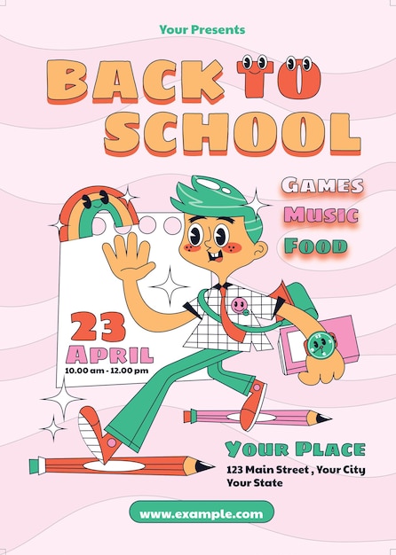 Volantino di ritorno a scuola 4