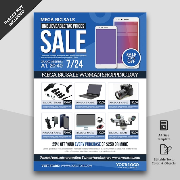 Volantino Mega Offerte Grandi Sconti su Elettronica e Gadget