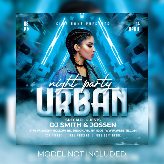 Volantino per night club