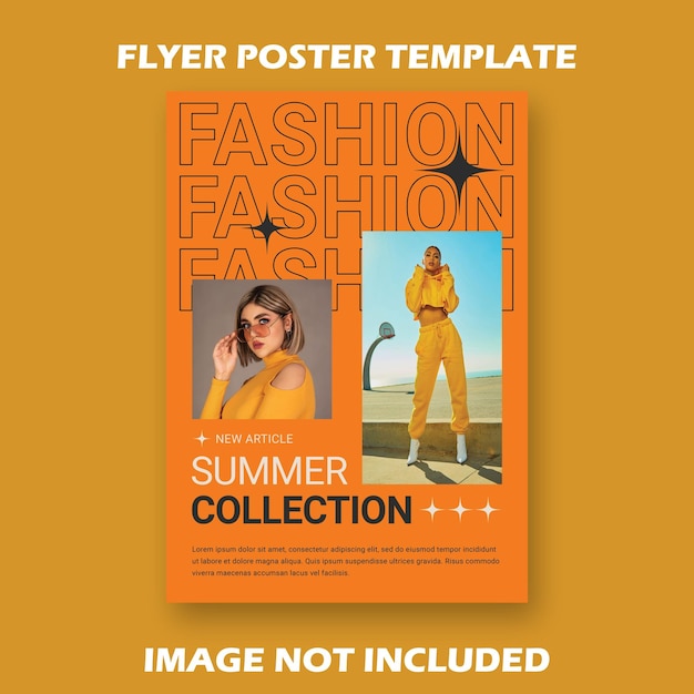 Volantino Poster A4 Fashion Summer Collection