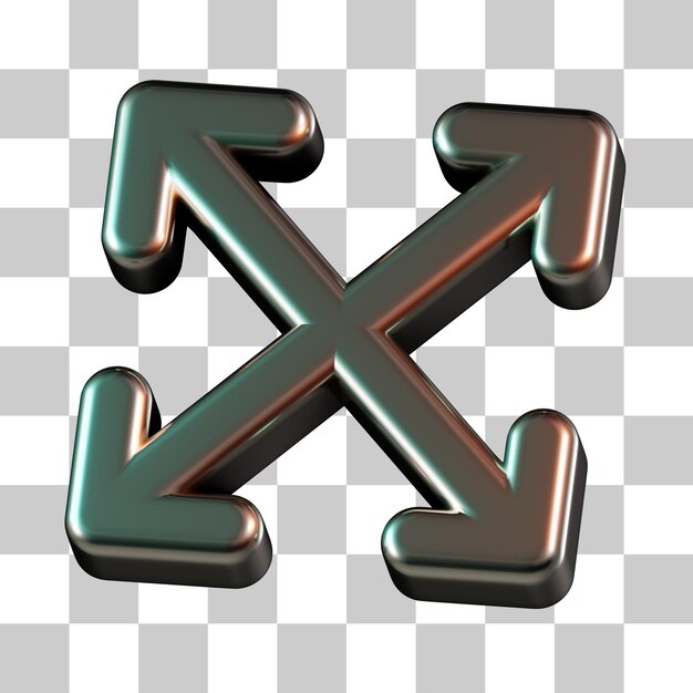 Vollbild-3D-Symbol