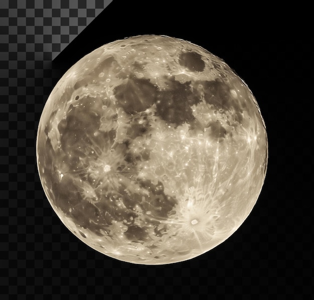 Vollmond am Nachthimmel