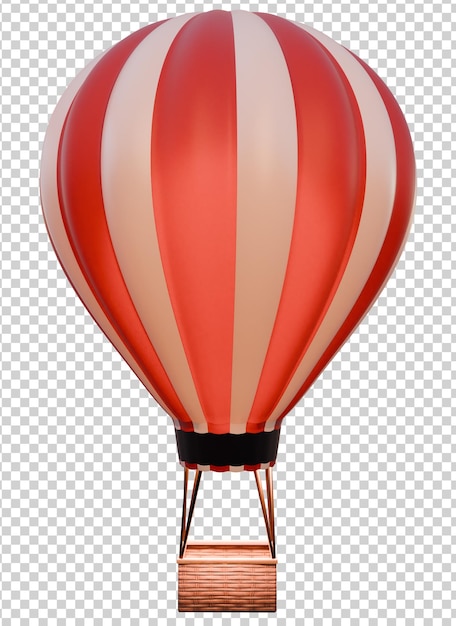 Vollständig transparenter 3D-Luftballon