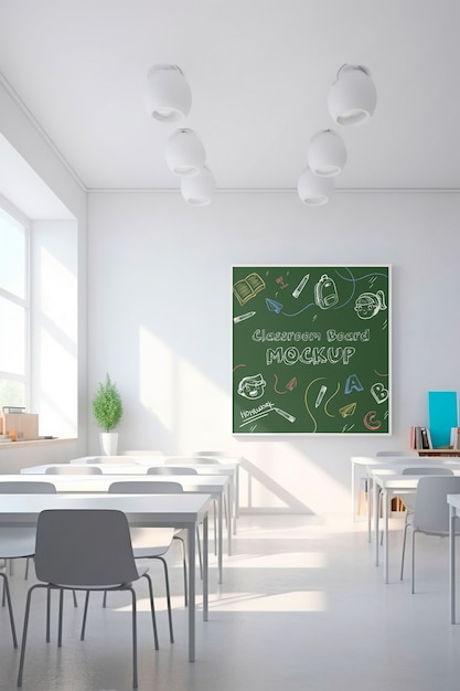 Vorbild der Tafel im Klassenzimmer