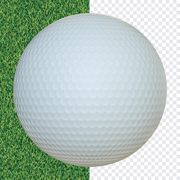 Vorderansicht golfball