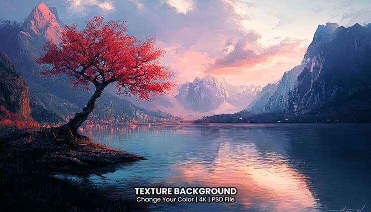 PSD vorderer gosausee est l'un des trois lacs de la texture de la vallée de gosau.