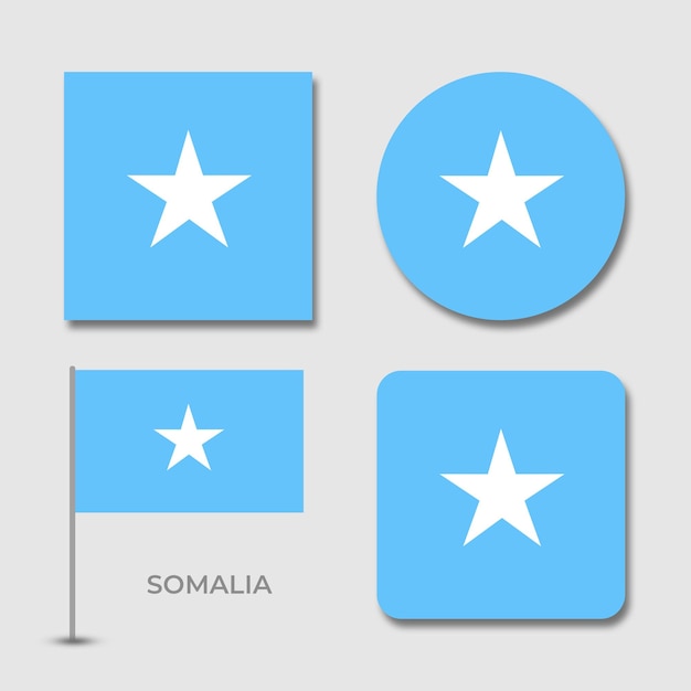 PSD vorlage für die gestaltung der nationalflaggen somalias im psd-format