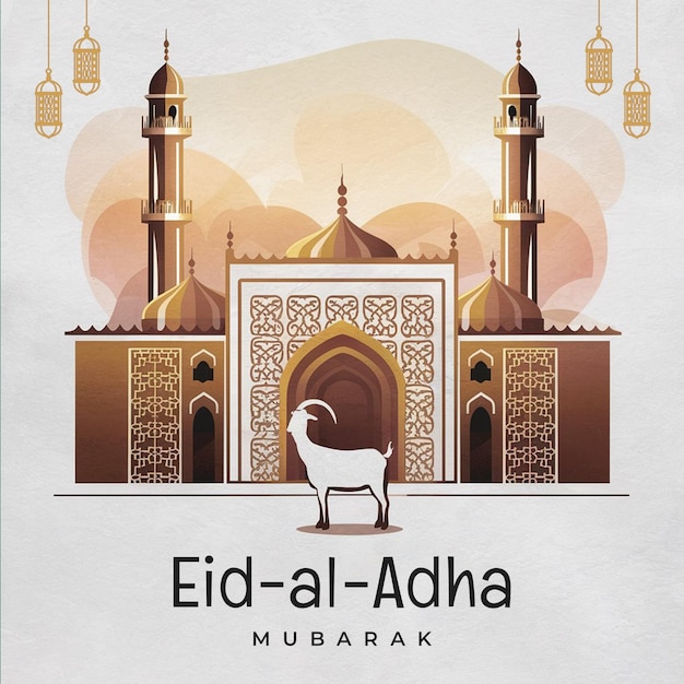 Vorlage für Eid al Adha-Posts
