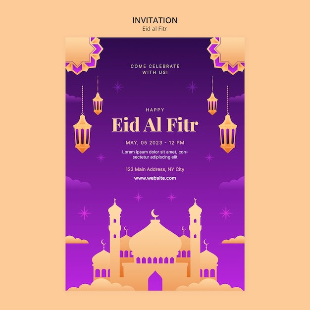 Vorlage für eid al-fitr