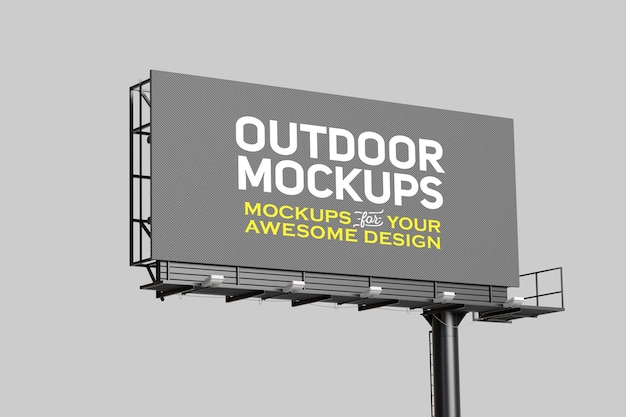 Vorlage für ein Billboard-Mockup