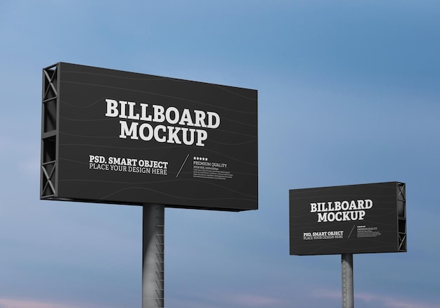 Vorlage für ein Billboard-Mockup