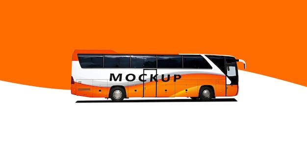 Vorlage für ein Bus-Mockup