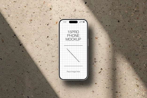 Vorlage für ein Handy-Mockup