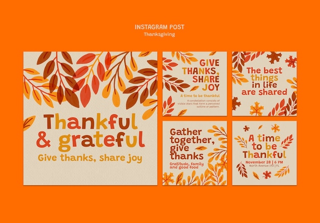 Vorlage für eine glückliche Thanksgiving-Feier