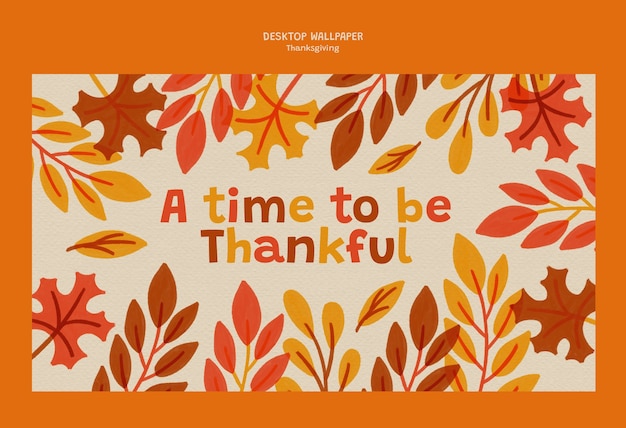 Vorlage für eine glückliche Thanksgiving-Feier