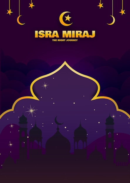 Vorlage für eine Social-Media-Post von Miraj Isra