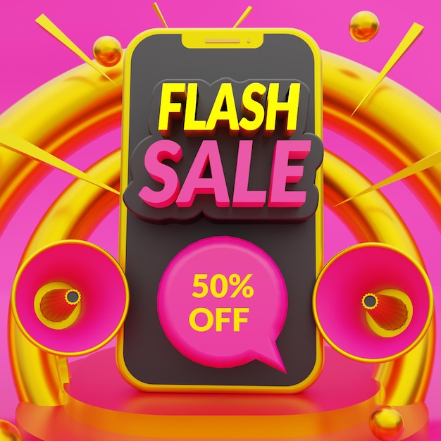 Vorlage für flash-sale-rabattbanner