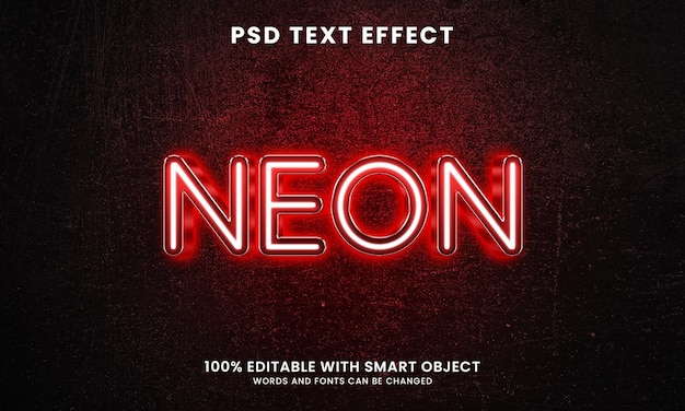 Vorlage für Neon-Texteffekte
