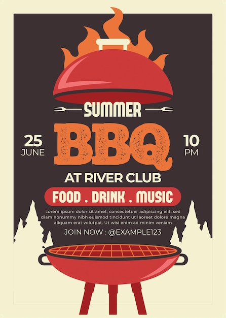 Vorlage für Sommergrillflieger