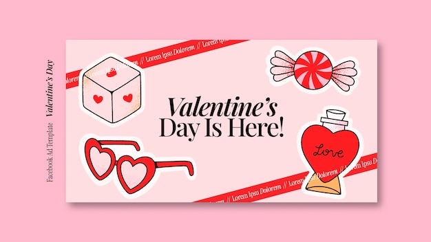 Vorlage für Valentinstag