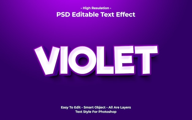 Vorlage für violetten Texteffekt