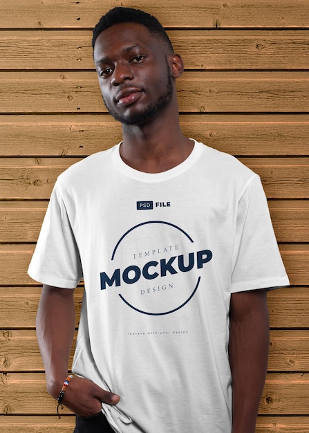 Vorlage Mockup Shirt männliche Mode