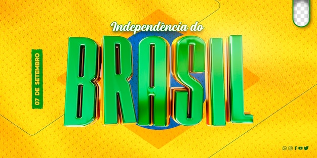 Vorlagenbeitrag social media 7. september unabhängigkeit von brasilien independencia do brasilien