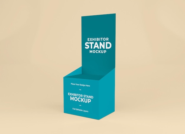 Vorlagendesign für Ausstellerstand-Mokup