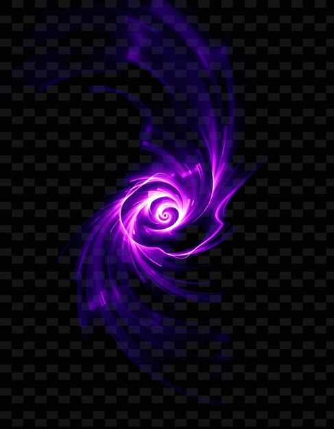 Vortex Illumination Swirling Eddies di Violet e Indigo Light Spi Y2K Neon Inspired Light Texturer