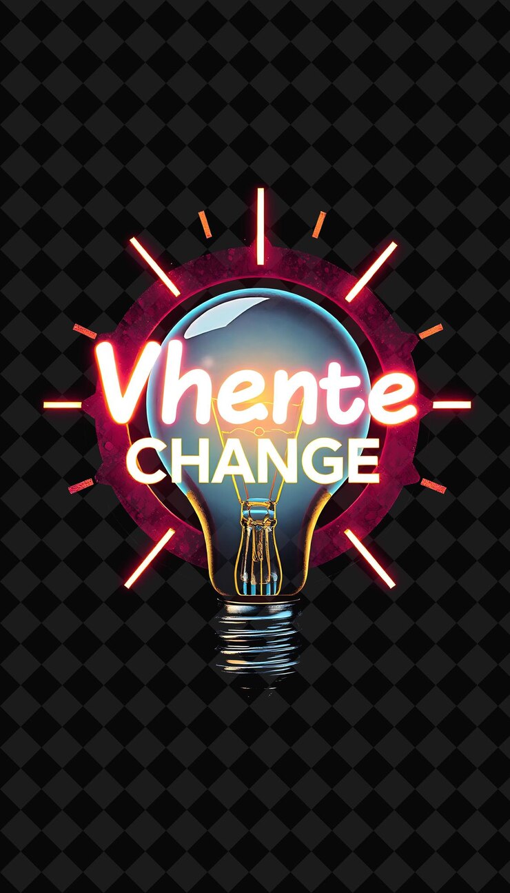 PSD vote brillant pour le changement faisceaux de texte en rubis néon et or chaud ampoule lumineuse et engrenage dynamique
