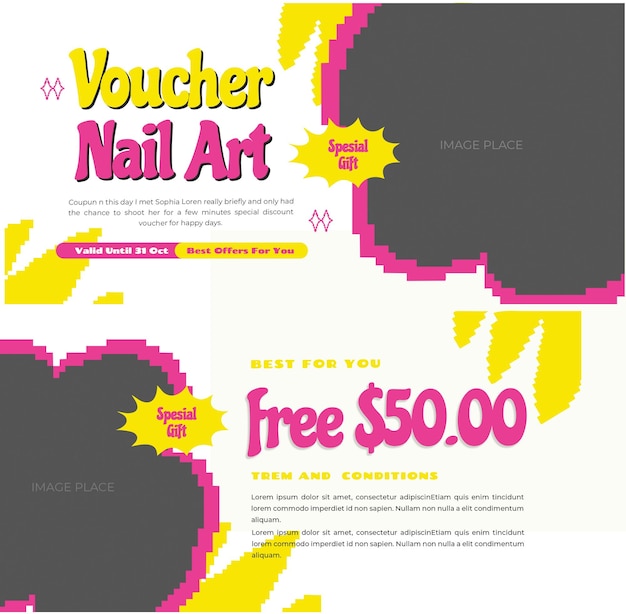 Voucher pour l'art des ongles